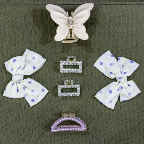 پک شش تایی گیره سره و کیلیپس Fn5