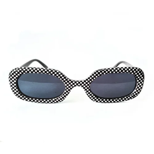 عینک شطرنجی سیاه و سفید