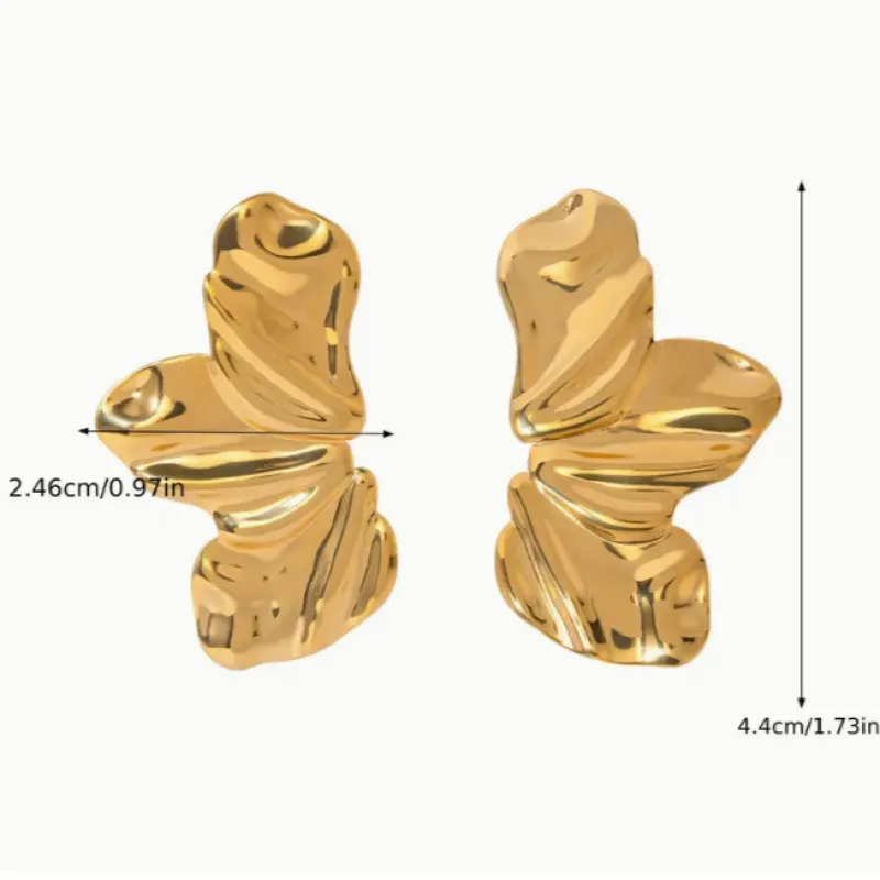 گوشواره طرح نصف گل