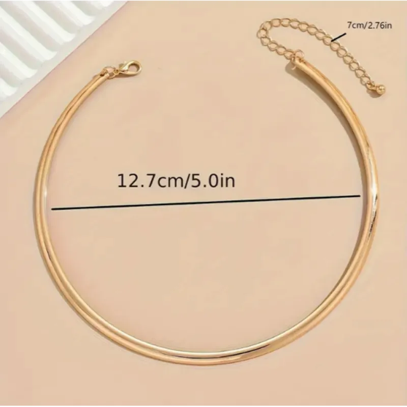 گردنبند طوقی طلایی