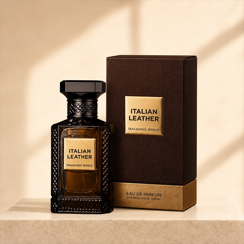 عطر فراگرنس ورد ایتالیَن لدر Italian Leather ادوپرفیوم با رایحه چرمی