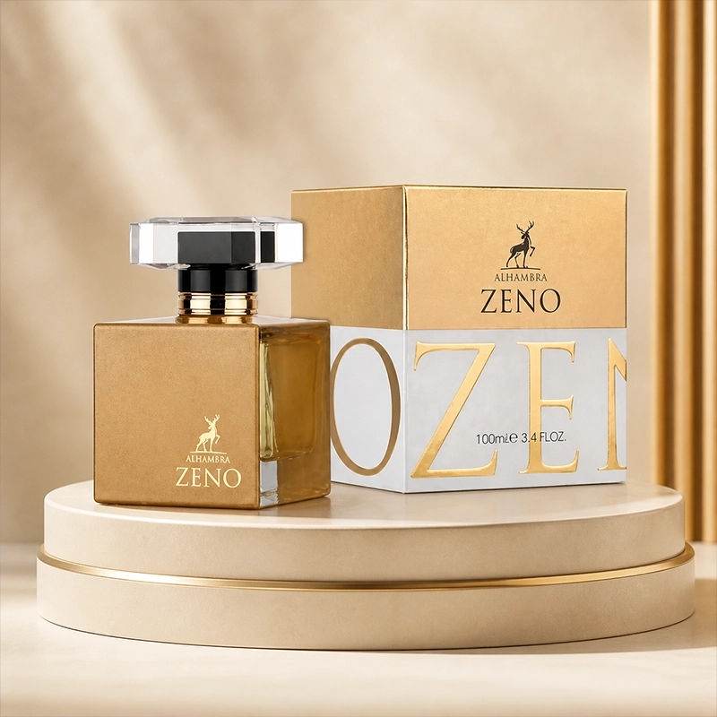 ادکلن Zeno Maison Alhambra مردانه با بطری طلایی لوکس