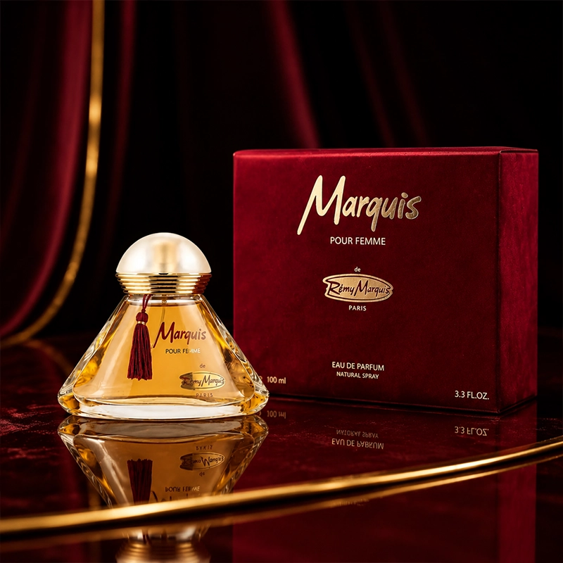 ادکلن زنانه Remy Marquis Marquis Pour Femme در فضای لوکس و رمانتیک