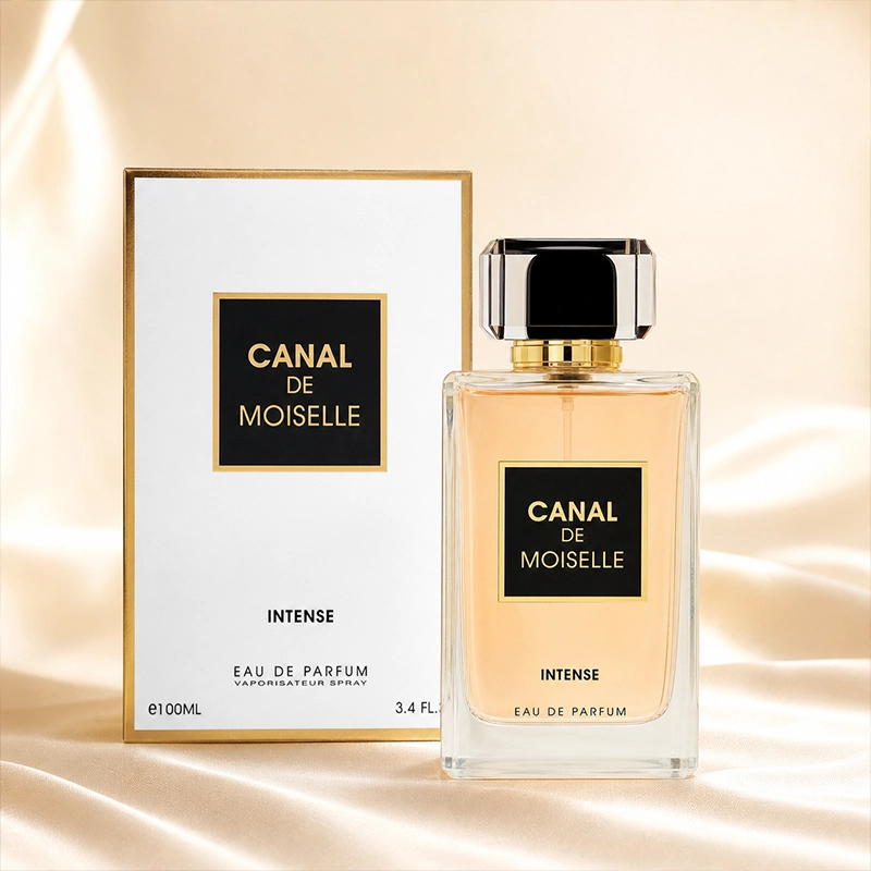 عطر ادکلن Canal de Moiselle Intense زنانه 100 میل با جعبه سفید و طلایی